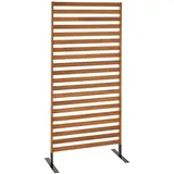 sweeek Outdoor-Paravent aus Holz, 80 cm, innen/außen - Parada