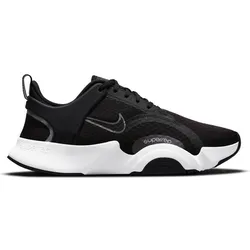 NIKE Damen Workoutschuhe SUPERREP GO 2, BLACK/MTLC DARK GREY-WHITE-BLA, 40