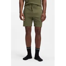 Boss Pyjamashorts Waffle Shorts Grün S