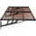 vidaXL Türvordach 199 x 90 cm schwarz