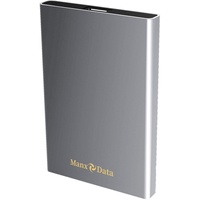 Manxdata 500GB Silber Externe Festplatte USB 3.0 kompatibel mit Windows PC, Mac, Smart TV, Xbox One und PS4