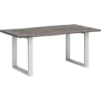 Woodkings Esstisch Bullwer Grau silberfarben 230x100 cm - Grau