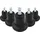 HJH Office Bodengleiter No. 11 5er-Set Kunststoff/Metall schwarz
