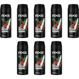 Axe Bodyspray Africa 8x 150ml Deospray Deodorant Männerdeo Deo für Herren Männer Men ohne Aluminium