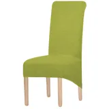 KELUINA XL Stuhlhussen,Universal Stretch Stuhlhussen 2er 4er 6er Set Stuhlbezug für Stuhl Esszimmer(Grün,2 Stück)