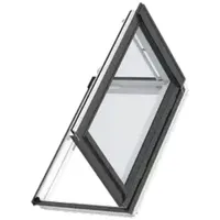 VELUX Wohn- und Ausstiegsfenster GXLB FK06 Dachfenster 66x118 cm, weiß lackiert, Kupfer,THERMO