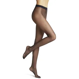 Falke Damen Strumpfhose Pure Matt 20 DEN W Ti transparent einfarbig 1 Stück, Blau Marine 6179, L