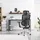 HJH Office Ergomy Pro Netzstoff Dunkelgrau/Beige