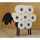 DanDiBo Ambiente DanDiBo Toilettenpapierhalter Schwarz Metall Schaf WC Rollenhalter Klopapierhalter Freistehend WC Papierhalter Toilettenrollenhalter
