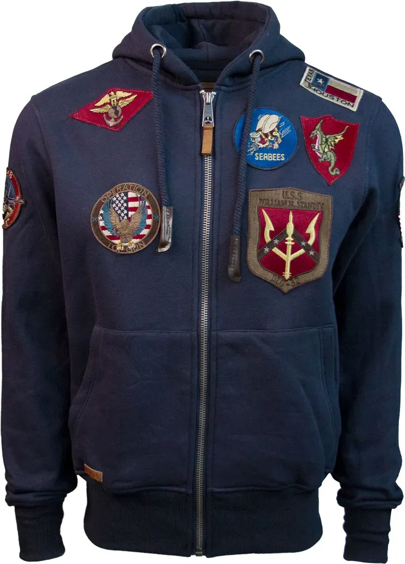 Top Gun Operation, Kapuzenjacke - Dunkelblau - M