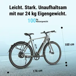 AsVIVA BC1-B Urban 2022 28 Zoll RH 54 cm grau