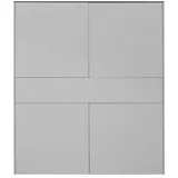Mäusbacher Highboard Monza Glas Kreidegrau