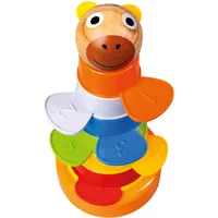 Bino 84207 - Bunter Turm, Sandformen, 8-teilig, 2 in