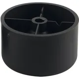 Möbelgleiter starr ø 50 mm Höhe 30 mm Kunststoff schwarz