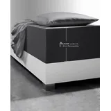 FLEURESSE Comfort XL 001119 Jersey 90 x 200 - 100 x 220 cm steingrau