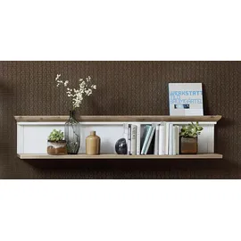 Innostyle Wandregal 142 x 20 x 29 cm Braun/Weiß