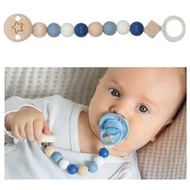 GoKi Schnullerkette Stern, blau