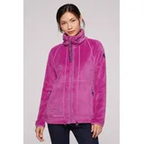 Soccx SOCCX, Damen, Sherpafleecejacke mit hohem Kragen Iced berry), M, - M