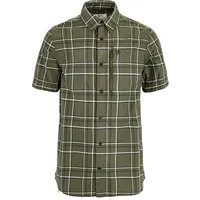 Fjällräven Abisko Hike Kurzarmhemd Laurel Green / Chalk White S