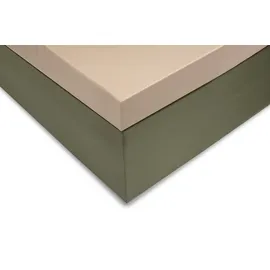 Zo Home Spannbettlaken Mako-Satin 90 x 200 cm beige