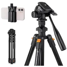 K&F Concept Stativkit Aluminium mit Videoneiger
