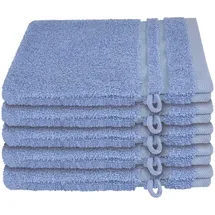 SCHIESSER Milano Waschhandschuh 5 x 16 x 22 cm hellblau