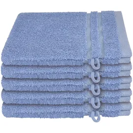 SCHIESSER Milano Waschhandschuh 5 x 16 x 22 cm hellblau