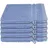 Waschhandschuh 5 x 16 x 22 cm hellblau
