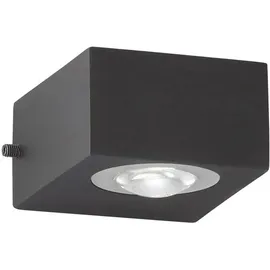 Fischer & Honsel Außenleuchte Metall 8,3x5,3 cm 1er Set schwarz