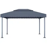 vidaXL Pavillon 400 x 300 cm Anthrazit Aluminium