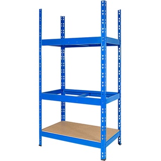BRB Reifenregal mit 2 Reifenebenen, 1 Ablageebene, Stecksystem, BxTxH 800x500x1600 mm, für Reifen bis Ø 680 mm