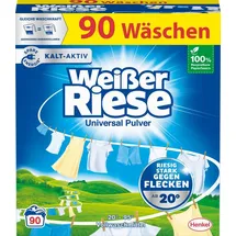 Weißer Riese Universal Pulver gegen Flecken, 4,5 kg, Waschladungen), 90