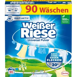 Weißer Riese Universal Pulver gegen Flecken, 4,5 kg, Waschladungen), 90