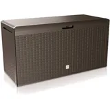 Prosperplast Boxe Rato Plus Gartenbox Aufbewarung Aufbewahrungsbox Rattan 290L Tarrase (Umbra)