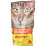 Josera 16 x 70 g Josera Soup Huhn mit Karotte & Spinat Katzenfutter nass