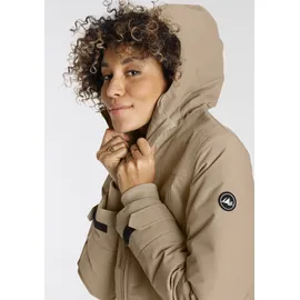 POLARINO Funktionsparka POLARINO, Damen, Gr. 54, beige, Web, Obermaterial: 100% Polyester. Futter: 100% Polyester.