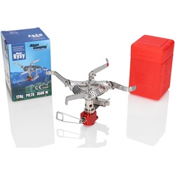 Alpen Camping Mount Rysy Gaskocher Campingkocher 3,5 kW Piezozündung für 7/16" ...