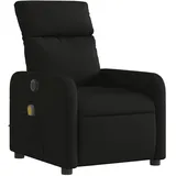 vidaXL Massagesessel verstellbare Rückenlehne 146 x 76,5 x 100 cm Schwarz mit Fernbedienung