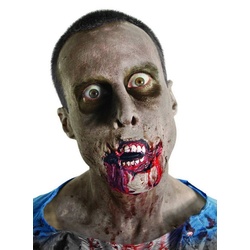 Rubie ́s Kostüm The Walking Dead Zombie Mund, Original lizenzierte Latexapplikation aus der Kult-Serie “The Walkin rot