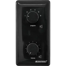Omnitronic 80711088 Einbau ELA-Programmwähler Schwarz