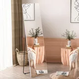 Homcom Standspiegel 45 x 160 cm Silber