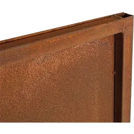 Estexo Sichtschutzelement 170 x 0 cm Rost Stahl