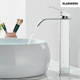 klarwerk ROSA Wasserfallarmatur Chrom