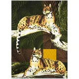 Excelsa Leopard Baumwolle, 70 x 50 cm, mit Öse