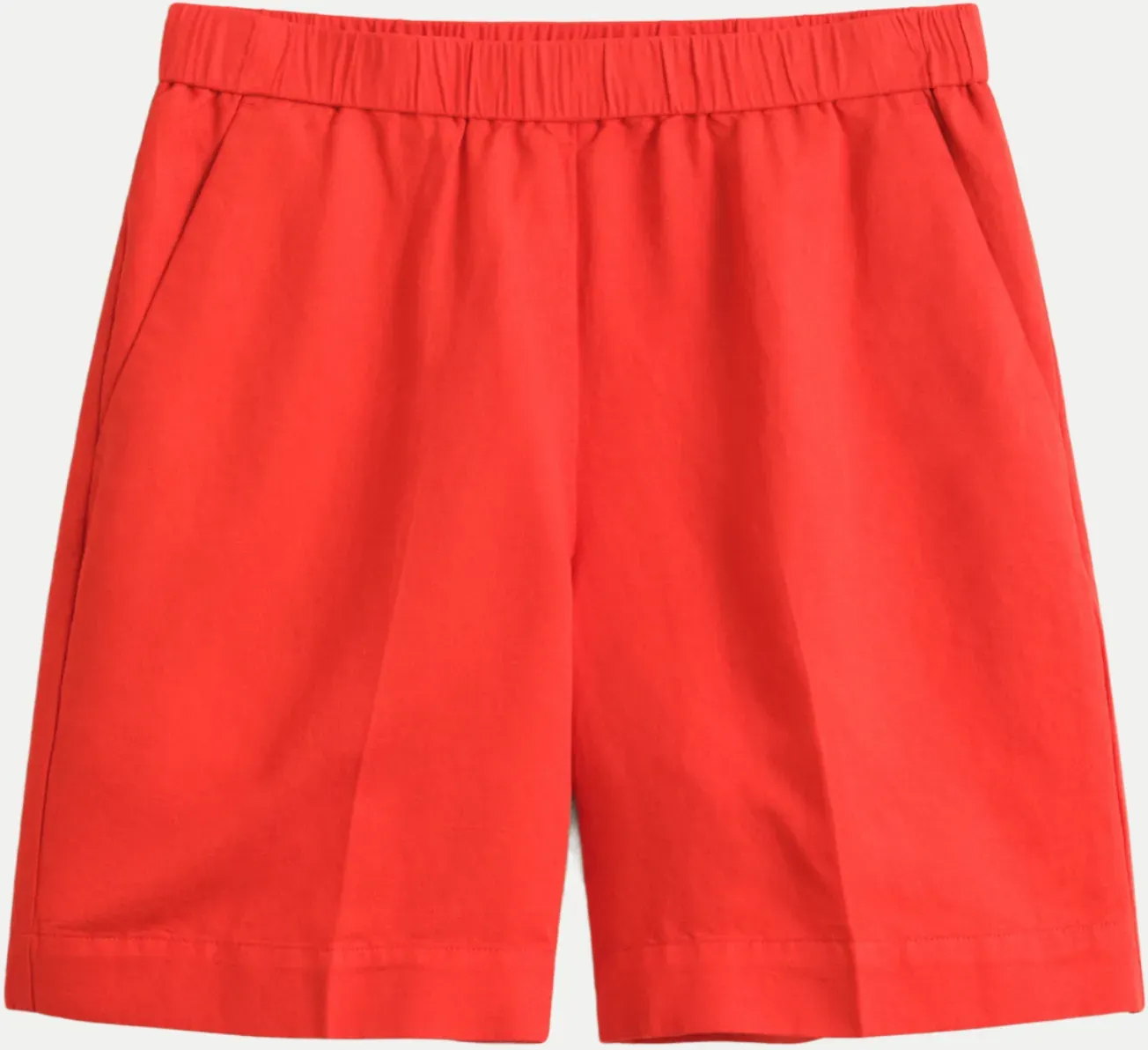 Shorts aus Leinenmix Rot 40
