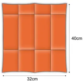 ornamensa Alvotex Airlaid Besteckservietten 32x40cm, 50/1 - orange (660)