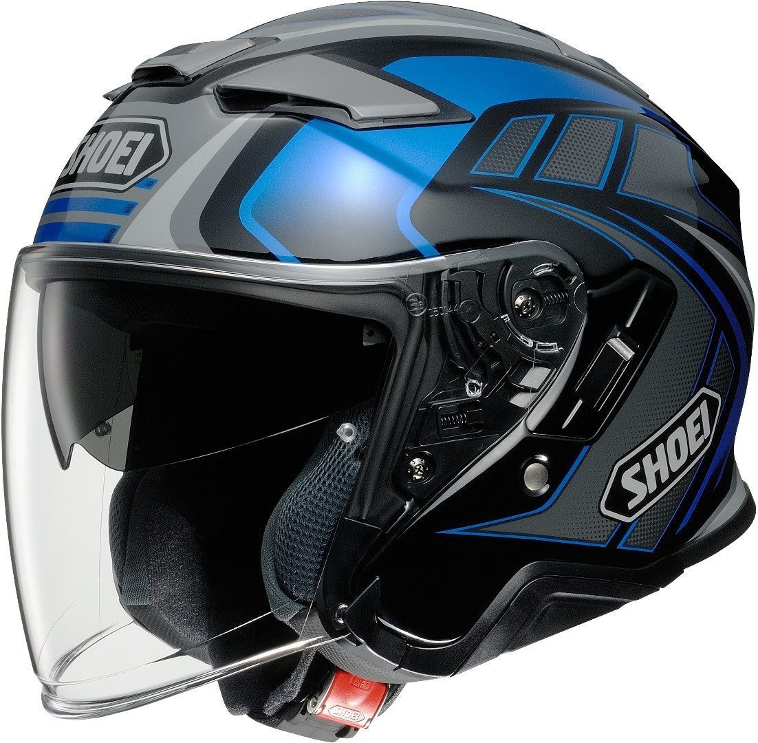 Shoei J-Cruise 2 Aglero Jethelm, grau-blau, Größe XS für Männer