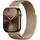 Apple Watch Series 10 GPS + Cellular 46 mm Titangehäuse gold Milanaise Armband gold M/L