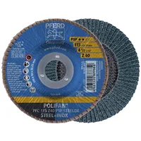 Pferd Fächerschleifscheibe Z 40PSF gerade 115mm K40