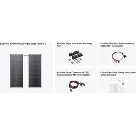EcoFlow RVMAX starr monokristallin 130 W